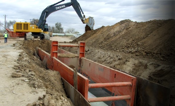 Age Steel Shoring Excavation